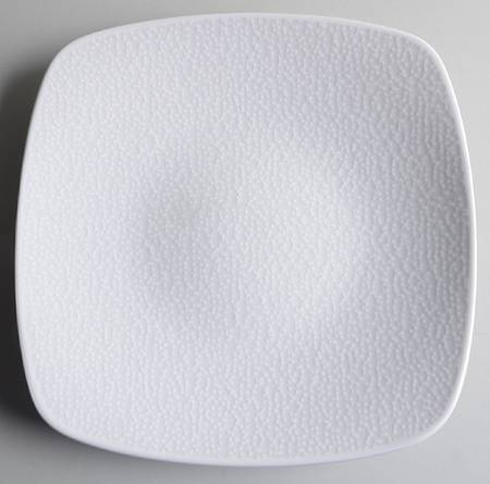 WoW Snow Square Dinner Plate