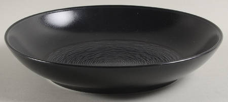 BoB Swirl (Black on Black) 9" Individual Pasta Bowl