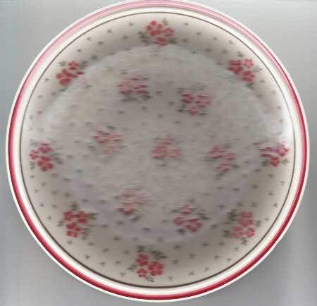 Country Field Red Dinner Plate