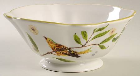 Bird Garden 9" Round Serving Bowl