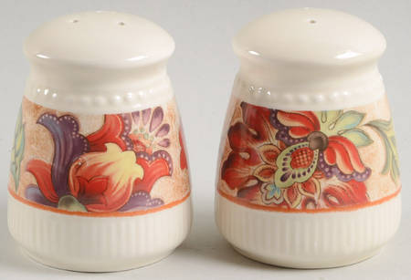 Majestic Floral Salt & Pepper Set