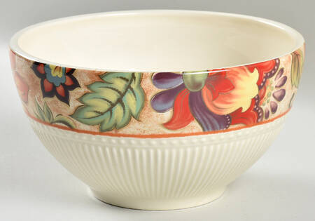 Majestic Floral 8" Round Serving Bowl