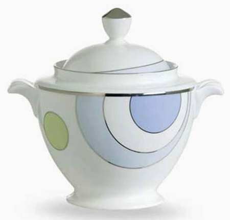 Cosmic Blue Sugar Bowl & Lid