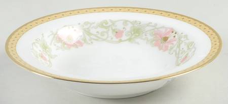 Blooming Splendor Rim Fruit/Dessert (Sauce) Bowl