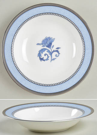 Sonnet in Blue Rim Fruit/Dessert (Sauce) Bowl