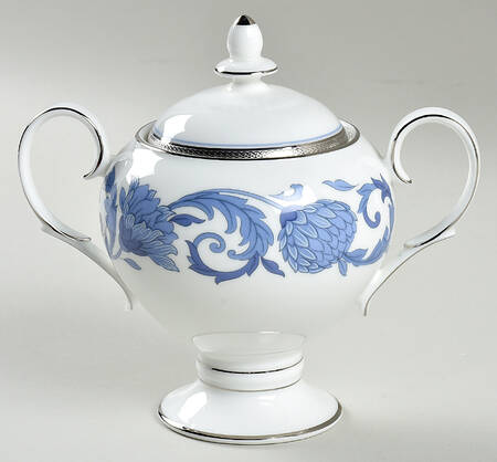 Sonnet in Blue Sugar Bowl & Lid