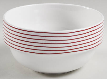 Crimson Accent Soup/Cereal Bowl