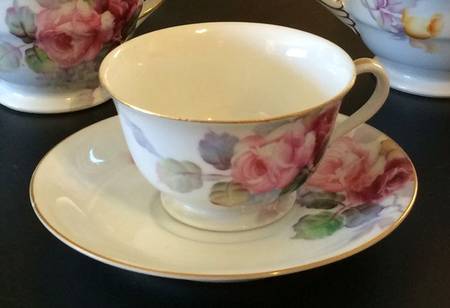 N3645 Footed Cup & Saucer Set