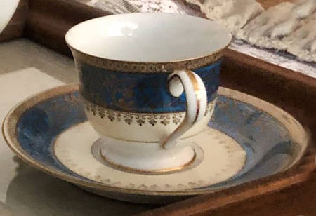 N4058 Footed Demitasse Cup & Saucer Set