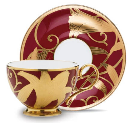 Hana Kinsai Footed Cup & Saucer Set