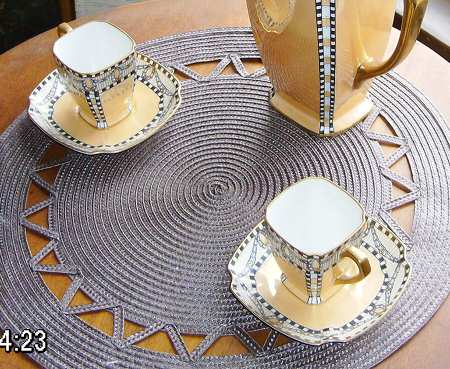 N4079 Footed Cup & Saucer Set