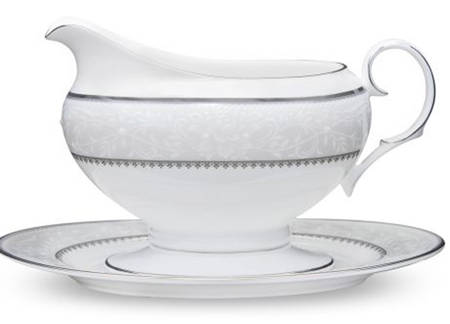 Brocato Gravy Boat & Underplate (Relish/Butter)