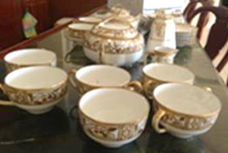 N4107 Footed Cream Soup Bowl