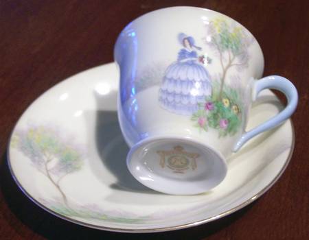 N2774-1 Footed Demitasse Cup & Saucer Set