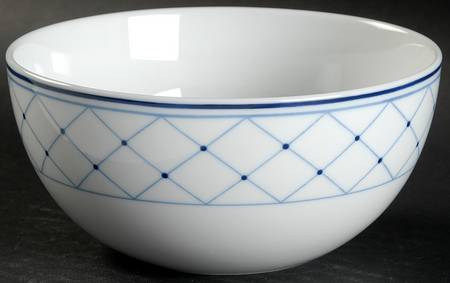 Blue Brushstroke Soup/Cereal Bowl