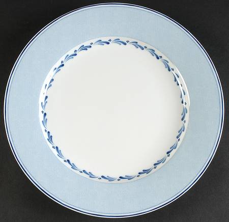 Blue Brushstroke Dinner Plate