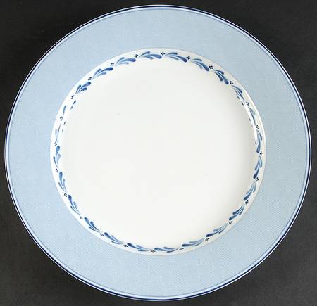 Blue Brushstroke 12" Chop Plate (Round Platter)