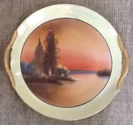 N4126 Handled Cake Plate