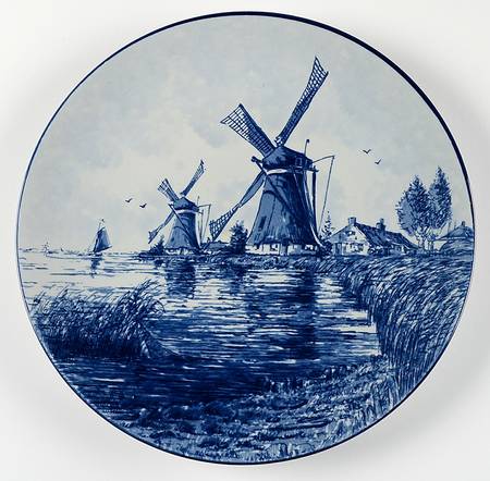 Delft Blauw Plate Wall
