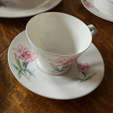 N3674 Flat Cup & Saucer Set