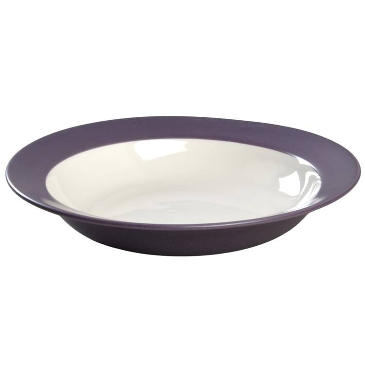 Colorwave Plum Rim Soup Bowl