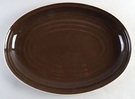 Colorvara Chocolate 16" Oval Serving Platter