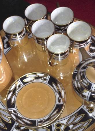N4162 Flat Demitasse Cup & Saucer Set