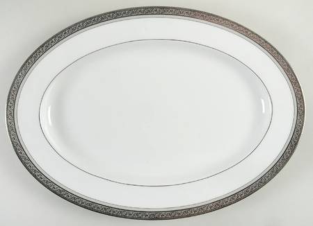Summit Platinum 16" Oval Serving Platter