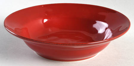 Astoria Red Rim Soup Bowl