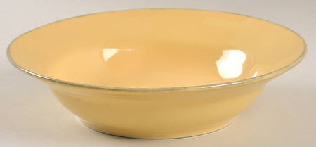 Astoria Yellow Rim Soup Bowl