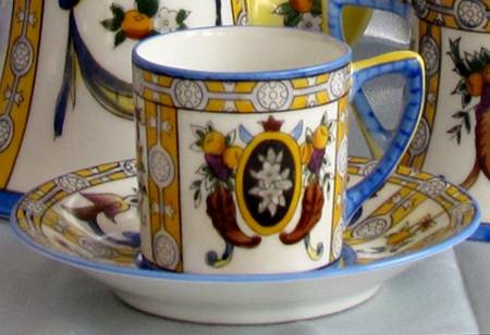 N4199 Flat Demitasse Cup & Saucer Set