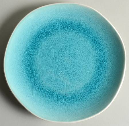 NMH1 Turquoise Salad Plate
