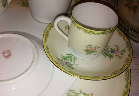 N4212 Flat Demitasse Cup & Saucer Set