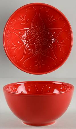 NCE1 Red Soup/Cereal Bowl