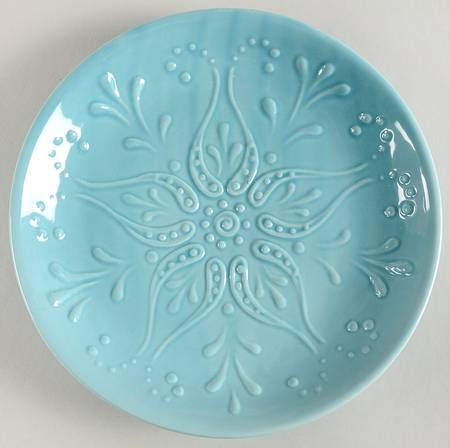 NCE1 Turquoise Salad Plate