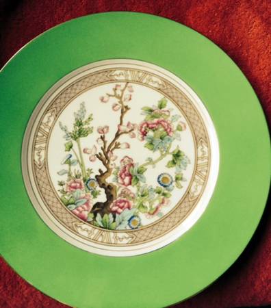 N1589 (Green Rim) by Noritake