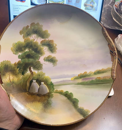 N4240 Handled Cake Plate