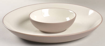 Colorwave Clay (2 Piece) Chip & Dip Set by Noritake