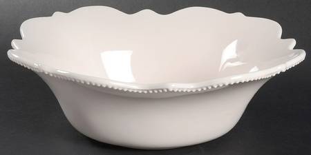 NMH8 Pink 9" Round Vegetable Bowl