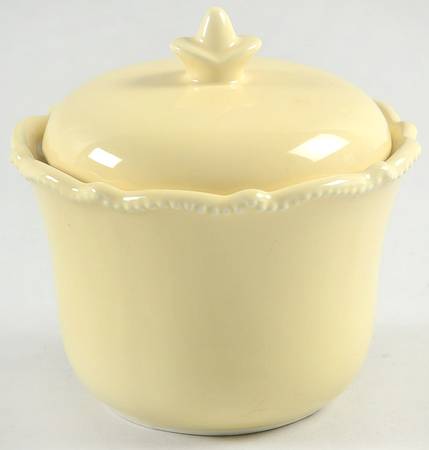 NMH8 Yellow Sugar Bowl & Lid