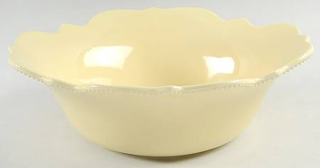 NMH8 Yellow 10" Round Vegetable Bowl
