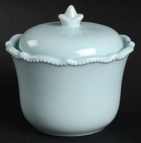 NMH8 Aqua Sugar Bowl & Lid