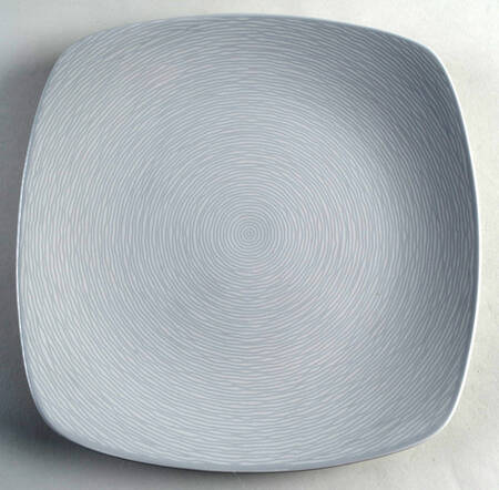 GoG Swirl (Grey on Grey) 11" Square Serving Platter