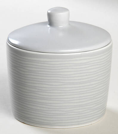 GoG Swirl (Grey on Grey) Sugar Bowl & Lid