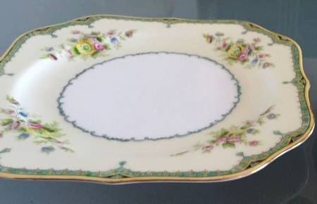 N378sc (Scalloped) Square Salad Plate