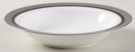 Odessa Cobalt Platinum Rim Fruit/Dessert (Sauce) Bowl