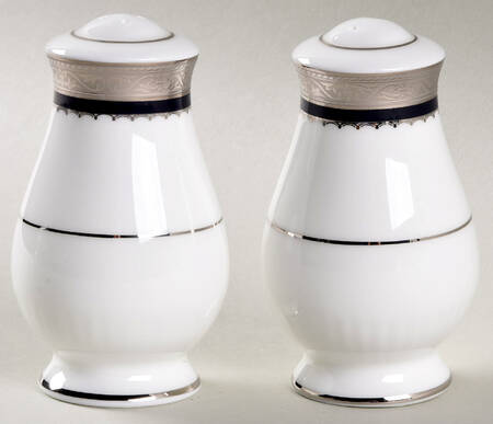 Odessa Cobalt Platinum Salt & Pepper Set