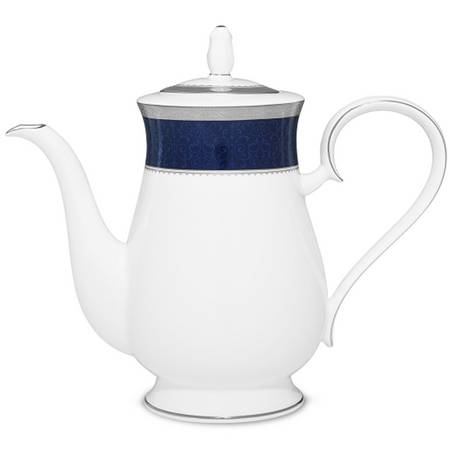 Odessa Cobalt Platinum Coffee Pot & Lid