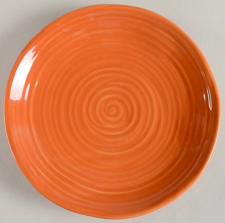 NCE2 Orange Salad Plate