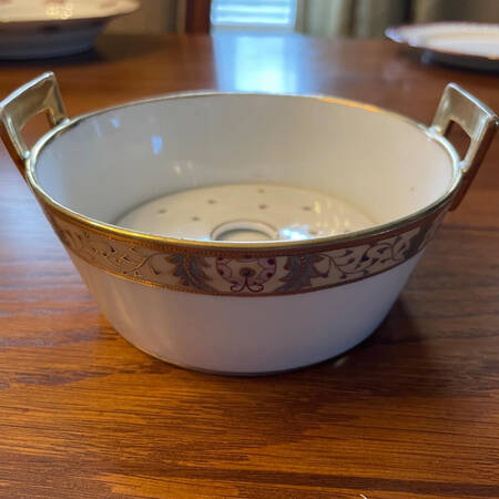 N4980 Open Round Butter Tub w/Strainer
